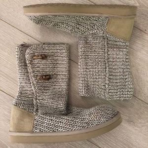 Knit Yarn Sock Boots Fabric Stretchy Sweater Thick